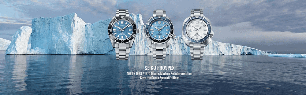 varios modelos de la colección Prospex de la marca Seiko