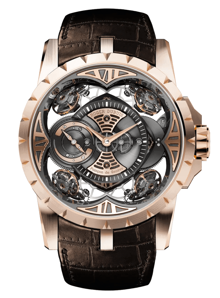 reloj suizo con 4 tourbillones