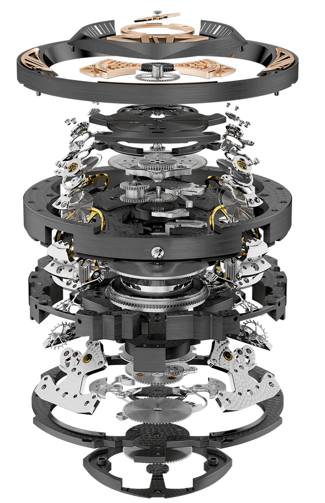 movimiento reloj Roger Dubuis