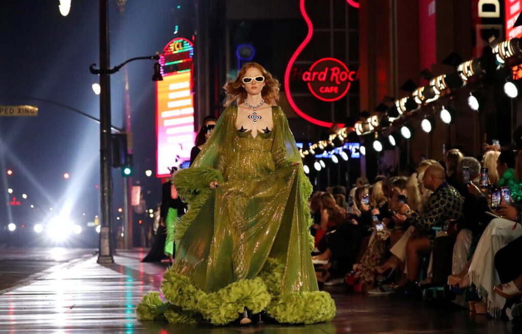 desfile moda gucci