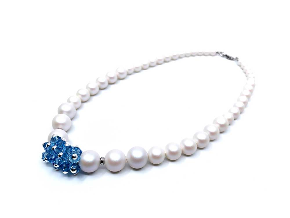 collar de perlas Swarovski