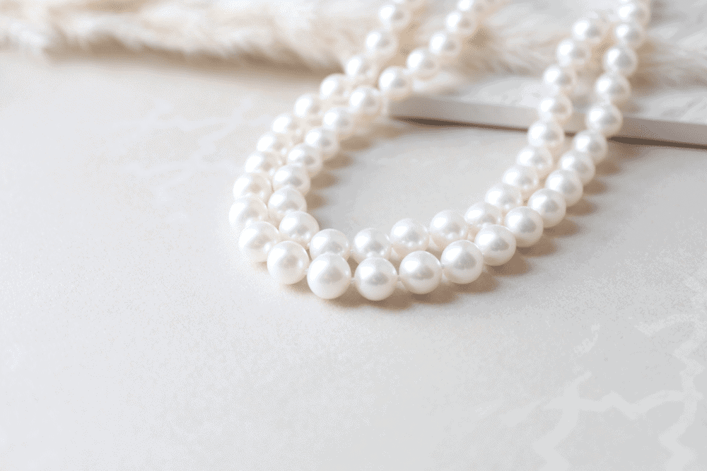 collar de perlas naturales