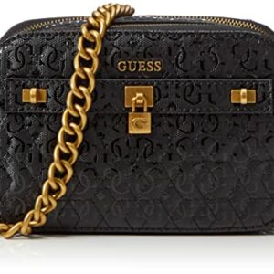 Guess, Cámara cruzada Noelle para Mujer, Black, Talla única