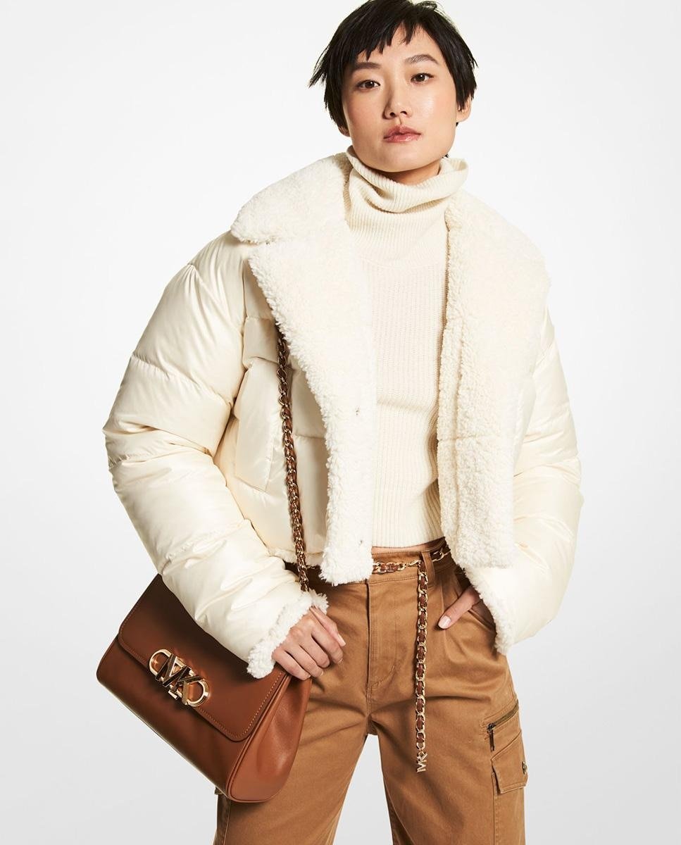 Michael Michael Kors - Cazadora De Mujer Acolchada Y Reversible