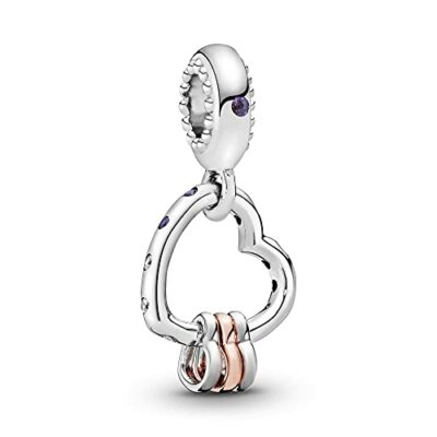 Pandora Charm Colgante Corazón Lleno de Corazones 787247NLCMX