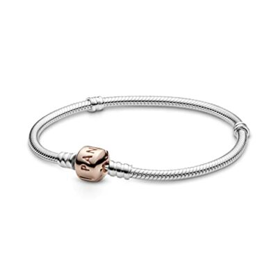 PANDORA Pulsera 580702-17 Mujer Clip Moments Rose