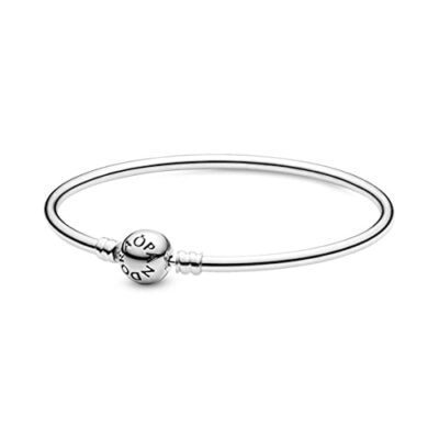 PANDORA Pulsera 590713-19 Mujer Plata Plateado Rígida