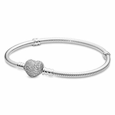 PANDORA Reflexiones, Pulsera, para Mujer, Gris ,16 cm