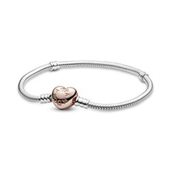 PANDORA Reflexiones, Pulsera, para Mujer, Gris ,19 cm