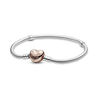 PANDORA Reflexiones, Pulsera, para Mujer, Gris ,19 cm