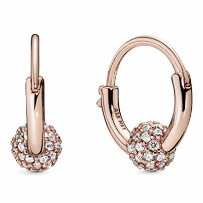 Pendientes Pandora de aro 288294CZ en pavé