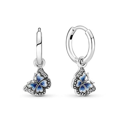 Pendientes Pandora de aro 290778C01 Mariposas