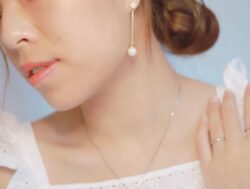 Los pendientes de perlas para novias, un símbolo de lealtad