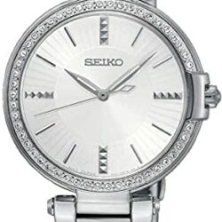 Seiko Reloj Analogico para Mujer de Cuarzo con Correa en Acero Inoxidable SRZ515P1