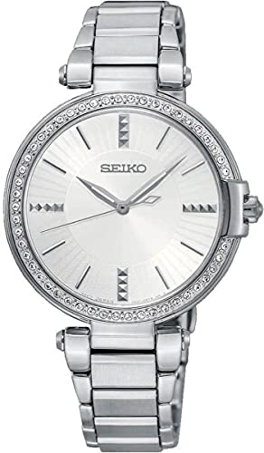 Seiko Reloj Analogico para Mujer de Cuarzo con Correa en Acero Inoxidable SRZ515P1