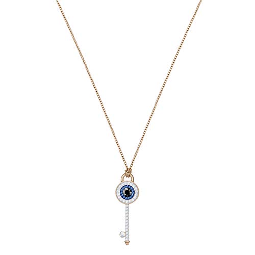 Swarovski Colgante Swarovski Symbolic Evil Eye, multicolor, Baño en tono Oro Rosa