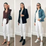como combinar un pantalon blanco