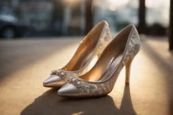 Zapatos de novia y fiesta para mujeres de la cabeza a los pies