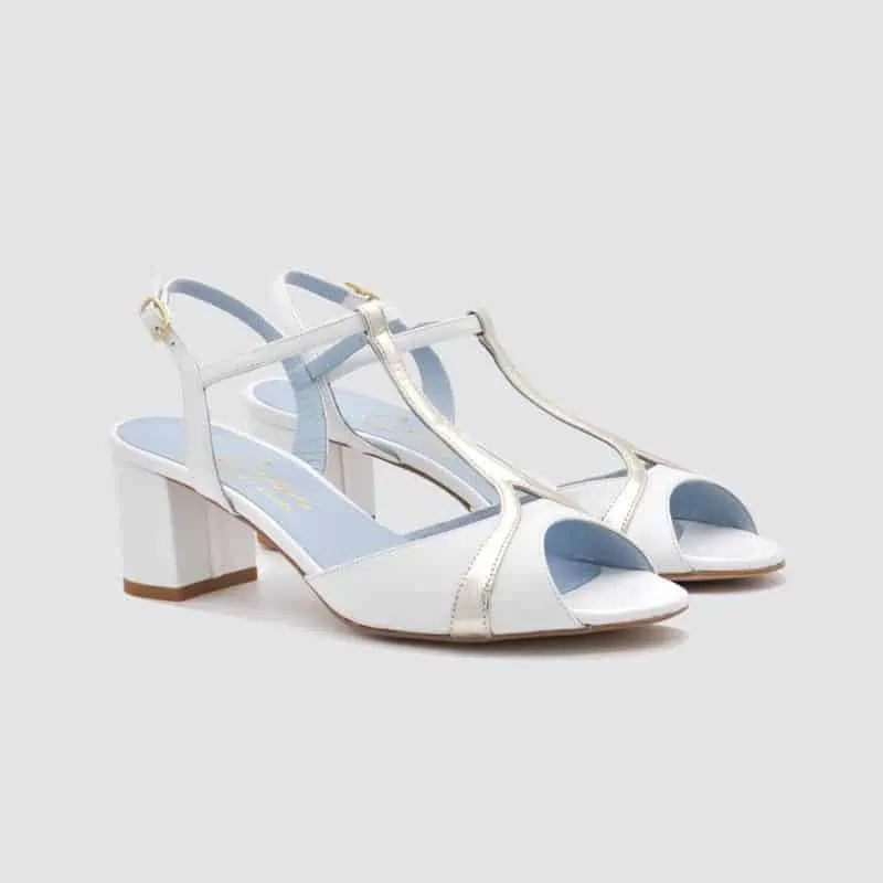 zapatos para novia color plata