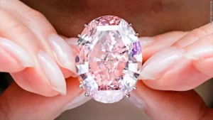 anillo diamante pink star