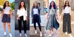 Outfits con zapatillas blancas – Cómo combinarlas