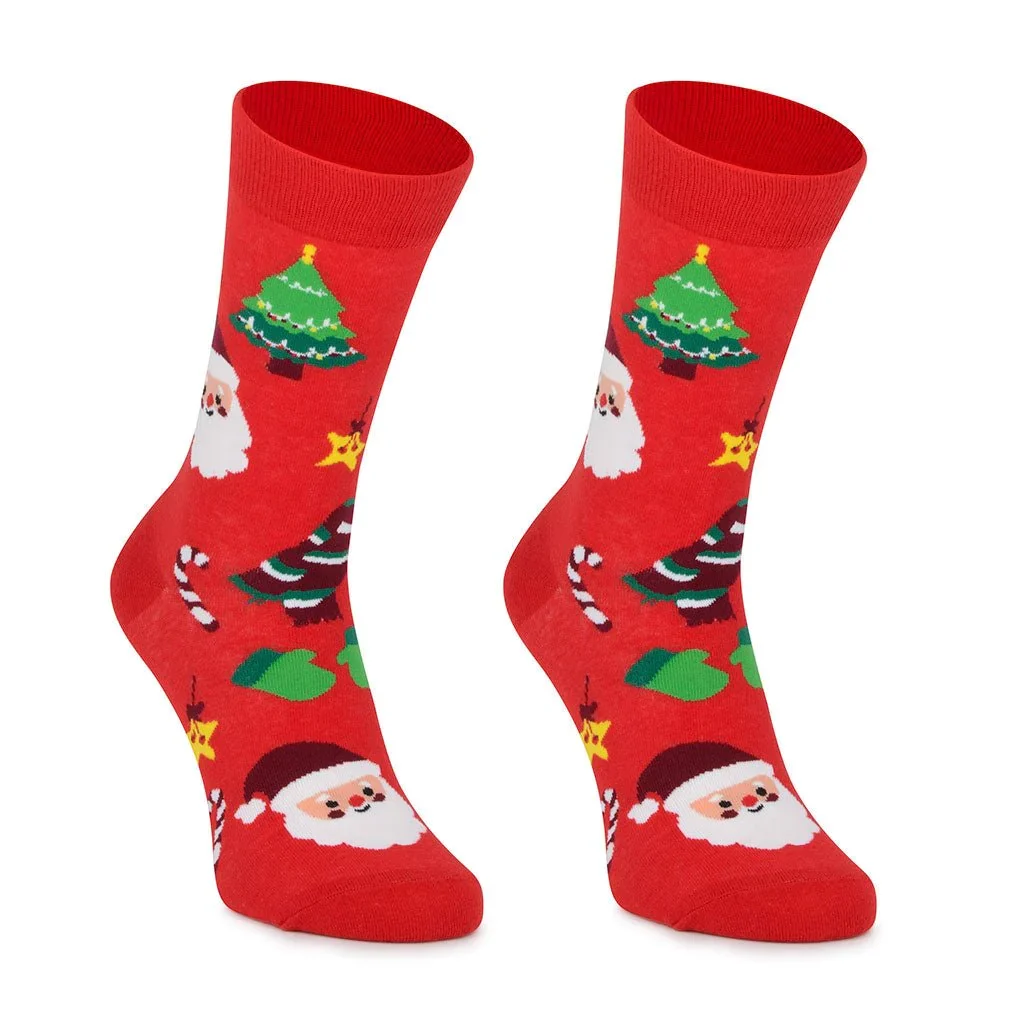calcetines estampados navidad