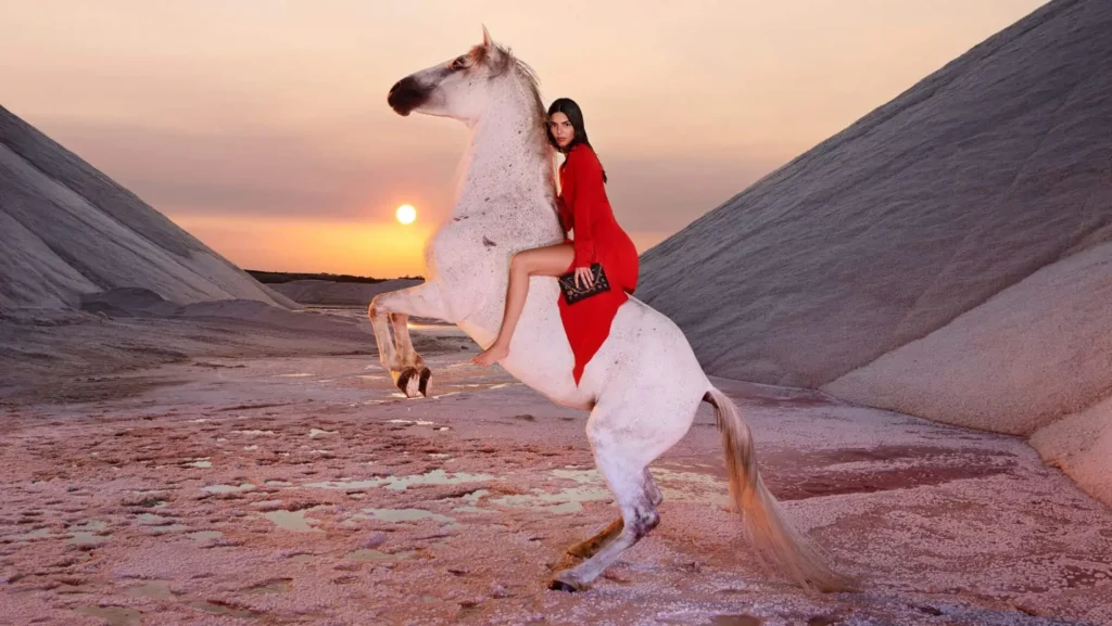 kendall jenner con caballo